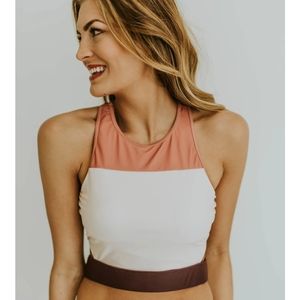 Pink Sands Costa Crop top swim